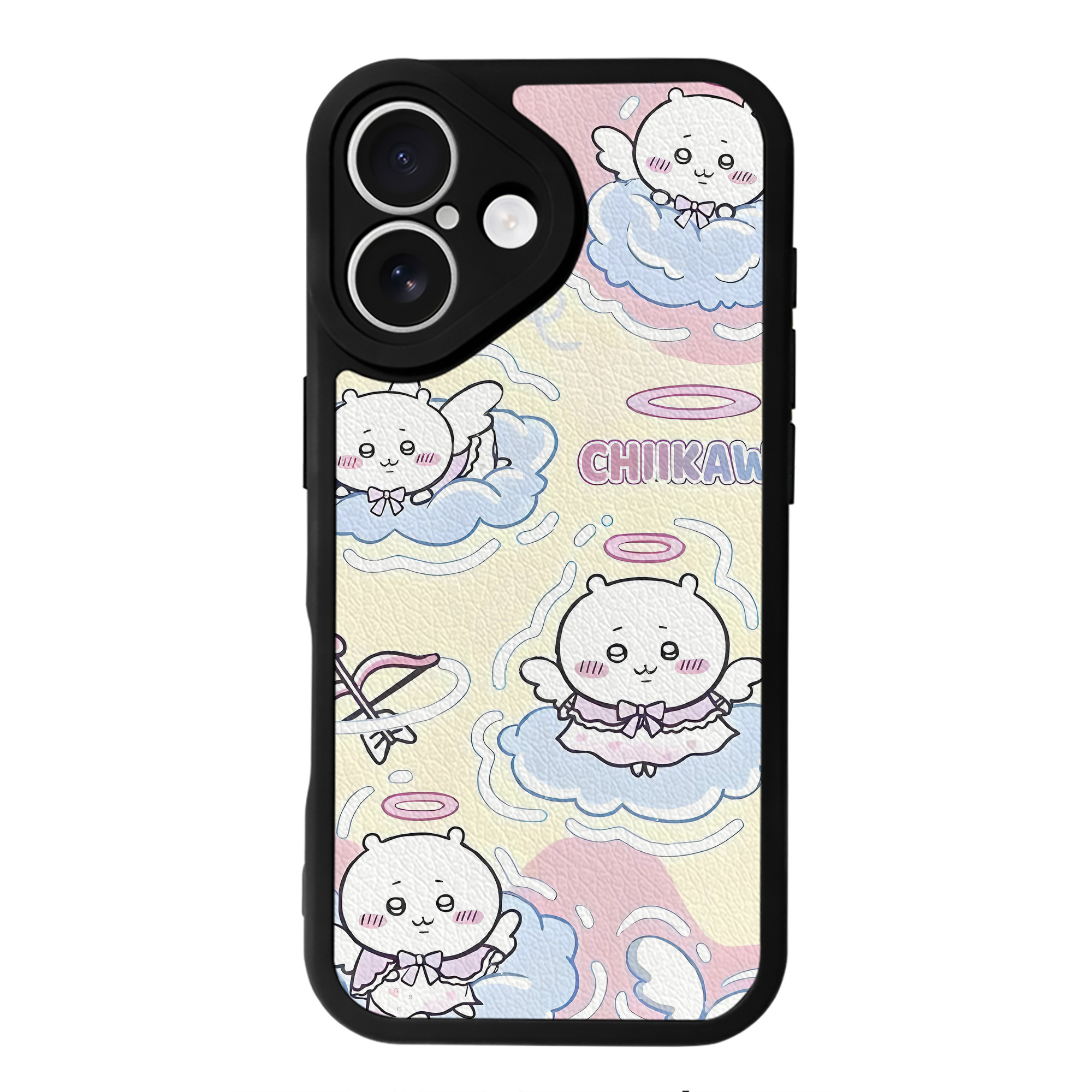 （画像用） ちいかわ Chii-kawa 【iPhone 16シリーズ対応】シリコンスマホケース（レザー調） 材質：シリコン